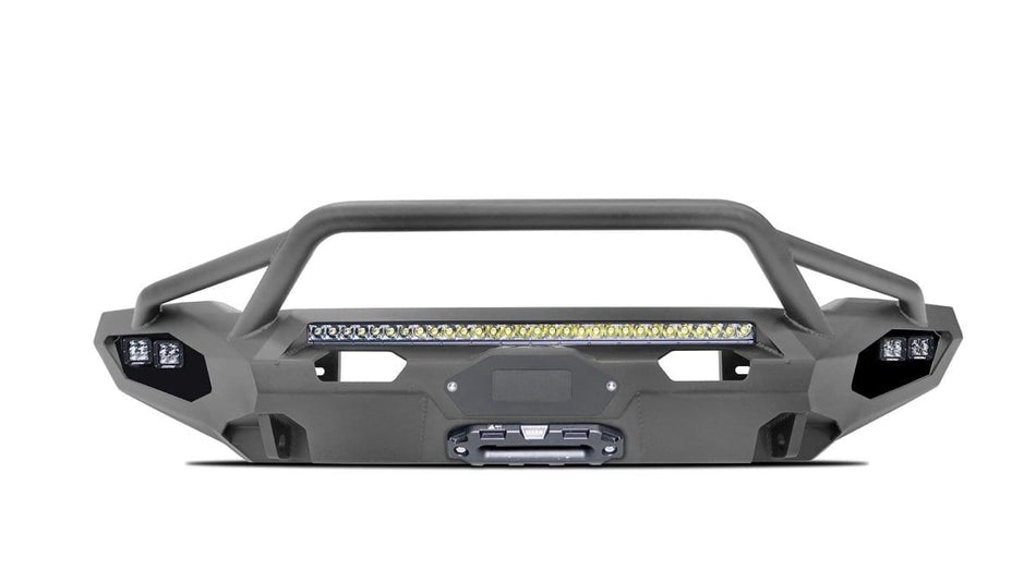 Fab Fours FF17 - X4352 - 1 Ford Raptor 2017 - 2020 Matrix Front Winch Bumper Pre - Runner Guard - Rugged Truck Gear