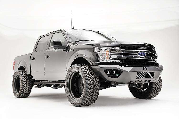 Fab Fours FF18 - D4551 - 1 Ford F150 2018 - 2020 Vengeance Front Bumper No Guard - Rugged Truck Gear