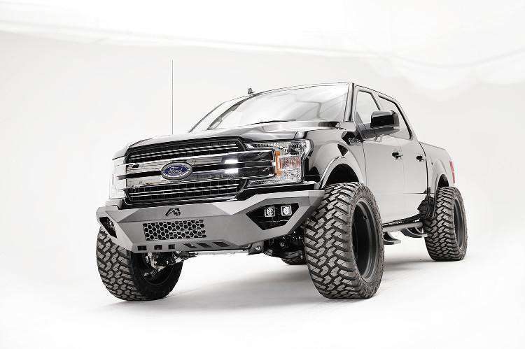 Fab Fours FF18 - D4551 - 1 Ford F150 2018 - 2020 Vengeance Front Bumper No Guard - Rugged Truck Gear