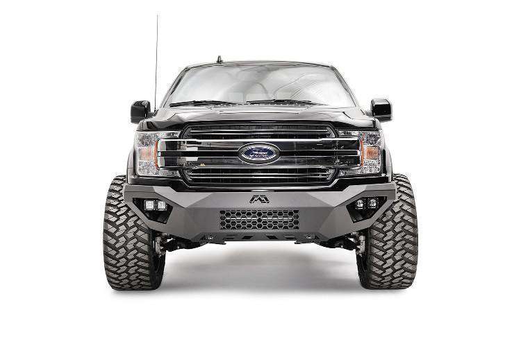 Fab Fours FF18-D4551-1 Ford F150 2018-2020 Vengeance Front Bumper No Guard-BumperStock