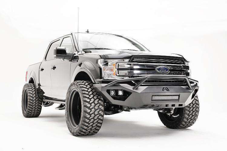 Fab Fours FF18 - D4552 - 1 Ford F150 2018 - 2020 Vengeance Front Bumper Pre - Runner Guard - Rugged Truck Gear