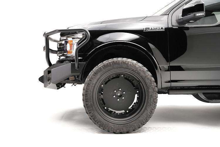 Fab Fours FF18 - H4550 - 1 Ford F150 2018 - 2020 Premium Front Bumper Winch Ready Full Guard - Rugged Truck Gear