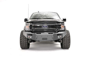 Fab Fours FF18-H4551-1 Ford F150 2018-2020 Premium Front Bumper Winch Ready No Guard-BumperStock