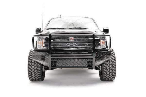 Fab Fours FF18 - K4560 - 1 Ford F150 2018 - 2020 Black Steel Front Bumper Full Guard - Rugged Truck Gear