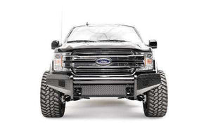 Fab Fours FF18-K4561-1 Ford F150 2018-2020 Black Steel Front Bumper No Guard-BumperStock