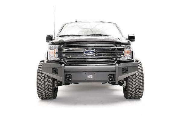 Fab Fours FF18 - R4561 - 1 Ford F150 2018 - 2020 Black Steel Elite Front Bumper No Guard - Rugged Truck Gear