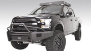 Fab Fours FF18 - R4562 - 1 Ford F150 2018 - 2020 Black Steel Elite Front Bumper Pre - Runner Guard - Rugged Truck Gear