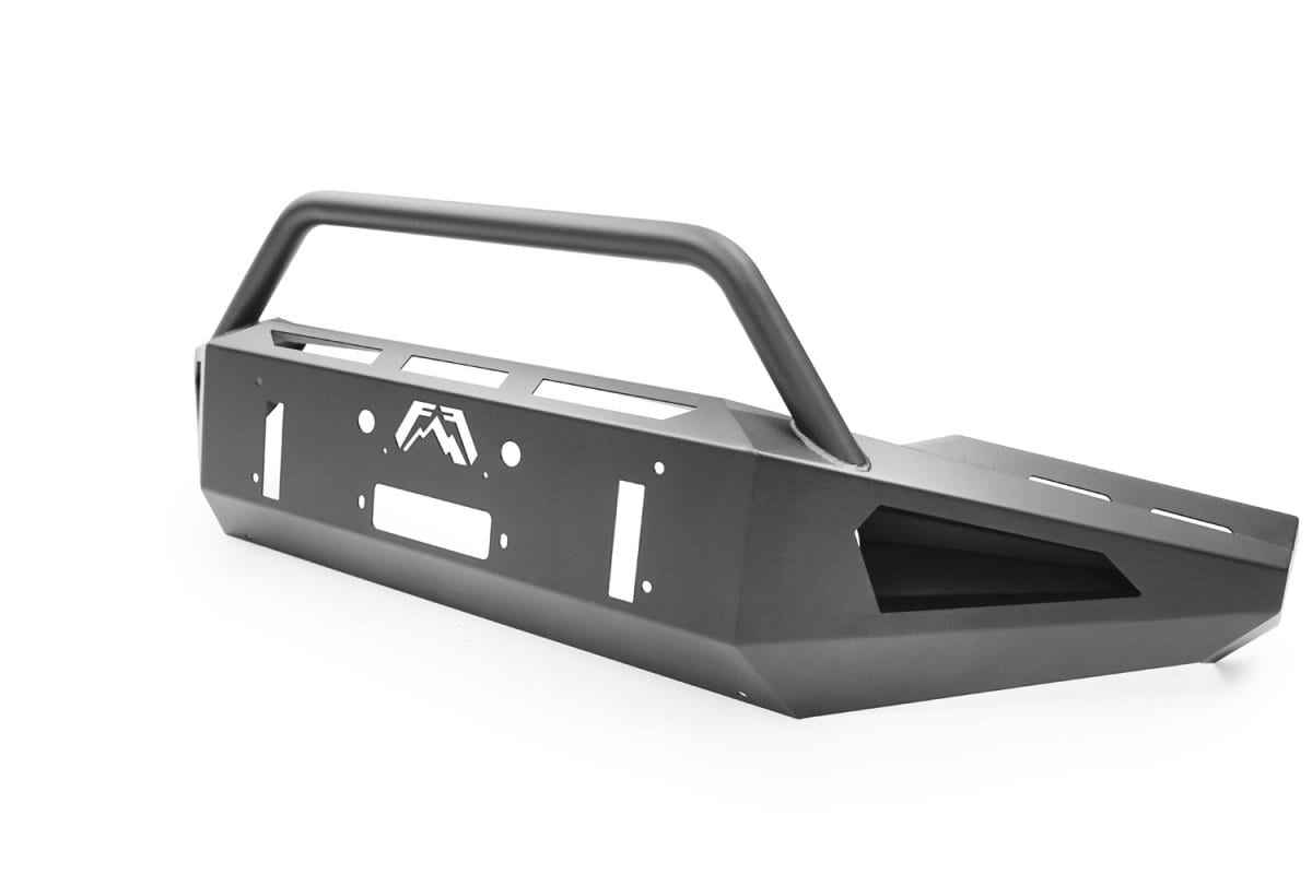 Fab Fours FF18 - RS4562 - 1 Ford F150 2018 - 2020 Red Steel Winch Front Bumper Pre - Runner Guard - Rugged Truck Gear