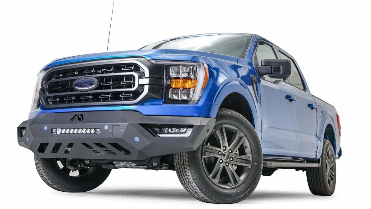 Fab Fours FF21 - V5151 - 1 Ford F150 2021 - 2022 Vengeance Front Bumper No Guard - Rugged Truck Gear