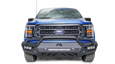 Fab Fours FF21 - V5152 - 1 Ford F150 2021 - 2022 Vengeance Front Bumper Pre - Runner Guard - Rugged Truck Gear