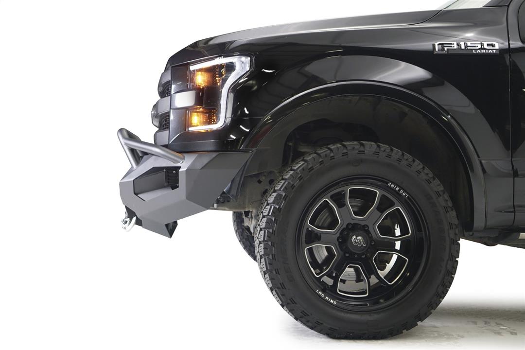 Fab Fours Ford F150 2015 - 2017 Matrix Front Winch Bumper Pre - Runner Guard - Rugged Truck Gear