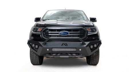 Fab Fours FR19 - D4852 - 1 Ford Ranger 2019 - 2022 Vengeance Front Bumper Pre - Runner Guard - Rugged Truck Gear