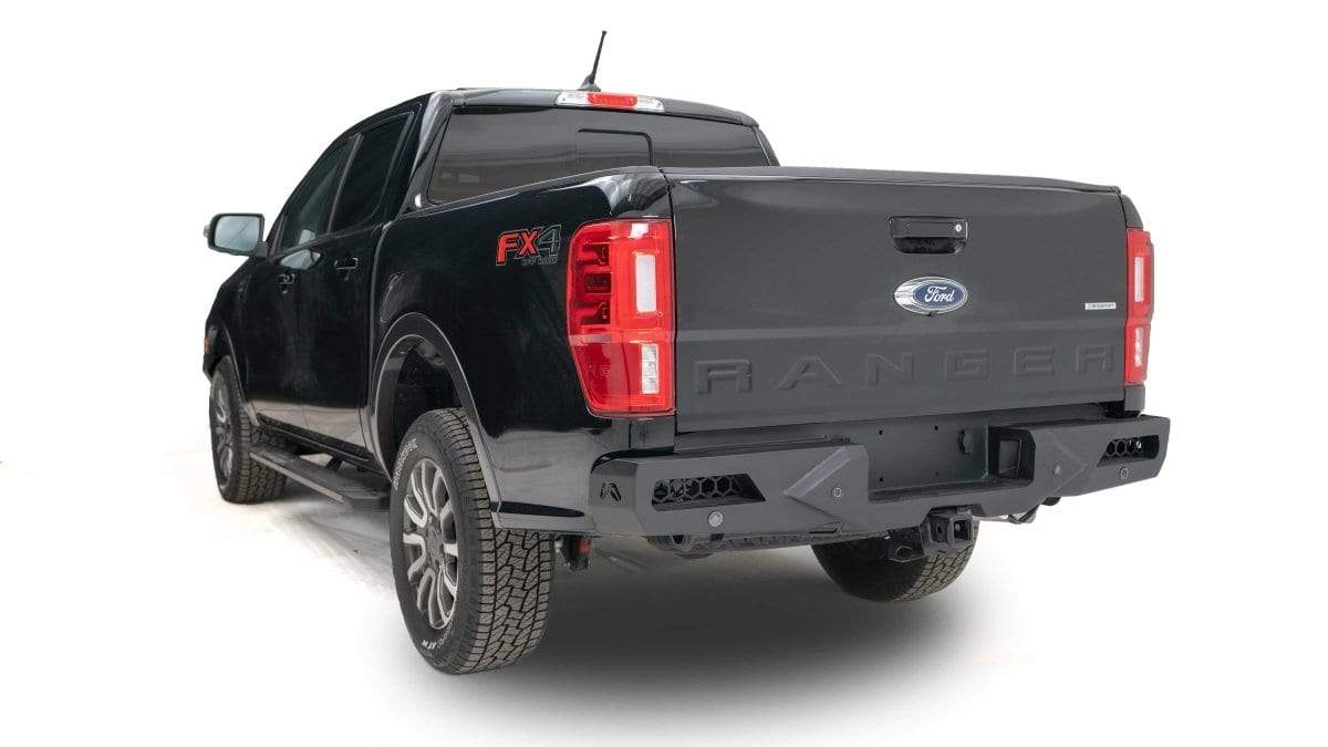 Fab Fours FR19 - E4851 - 1 Ford Ranger 2019 - 2022 Vengeance Rear Bumper - Rugged Truck Gear