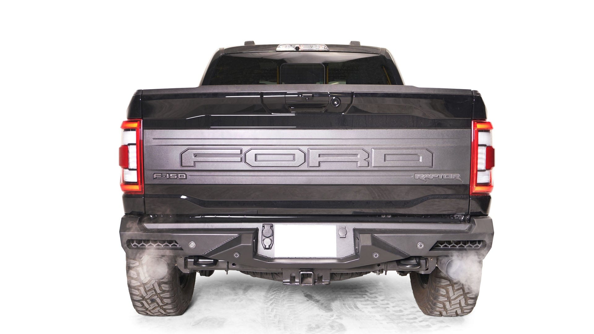 Fab Fours FR21 - E5351 - 1 Ford Raptor 2021 - 2022 Vengeance Rear Bumper Sensor - Rugged Truck Gear