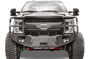 Fab Fours FS05 - A1252 - 1 Ford F250/F350/F450/F550 Superduty 2005 - 2007 Premium Front Winch Bumper Pre - Runner Guard - Rugged Truck Gear