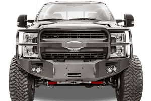 Fab Fours FS05-A1252-1 Ford F250/F350/F450/F550 Superduty 2005-2007 Premium Front Winch Bumper Pre-Runner Guard-BumperStock