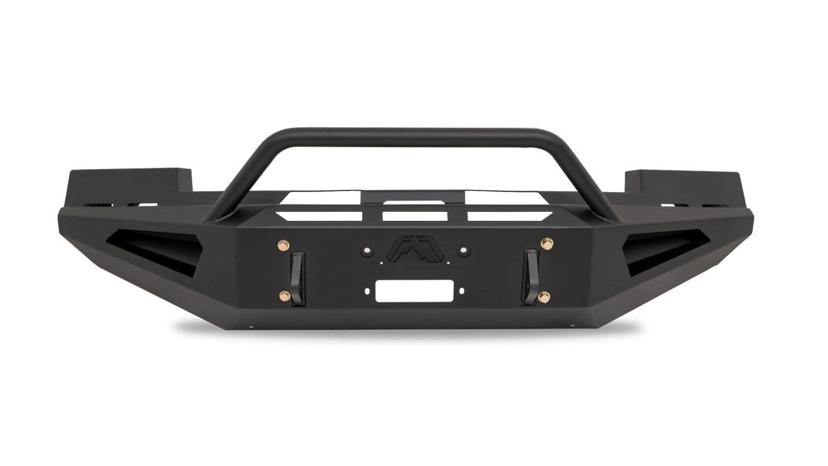Fab Fours FS05 - RS1262 - 1 Ford F250/F350/F450/F550 Super Duty 2005 - 2007 Red Steel Front Winch Bumper Pre - Runner Guard - Rugged Truck Gear