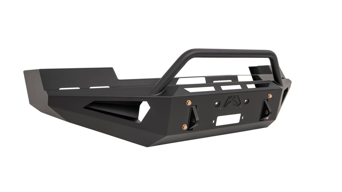 Fab Fours FS05 - RS1262 - 1 Ford F250/F350/F450/F550 Super Duty 2005 - 2007 Red Steel Front Winch Bumper Pre - Runner Guard - Rugged Truck Gear