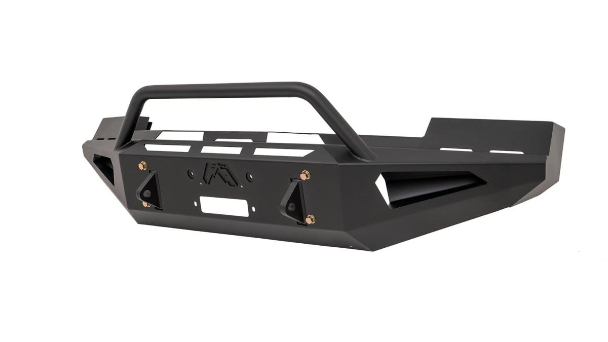 Fab Fours FS05 - RS1262 - 1 Ford F250/F350/F450/F550 Super Duty 2005 - 2007 Red Steel Front Winch Bumper Pre - Runner Guard - Rugged Truck Gear