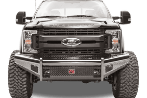 Fab Fours FS05-S1261-1 Ford F250/F350/F450/F550 Super Duty 2005-2007 Black Steel Front Bumper No Guard-BumperStock