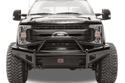 Fab Fours FS05 - S1262 - 1 Ford F250/F350/F450/F550 Super Duty 2005 - 2007 Black Steel Front Bumper Pre - Runner Guard - Rugged Truck Gear