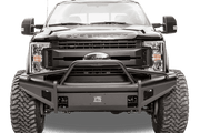 Fab Fours FS08 - Q1962 - 1 Ford F250/F350/F450/F550 Super Duty 2008 - 2010 Black Steel Elite Front Bumper Pre - Runner Guard - Rugged Truck Gear