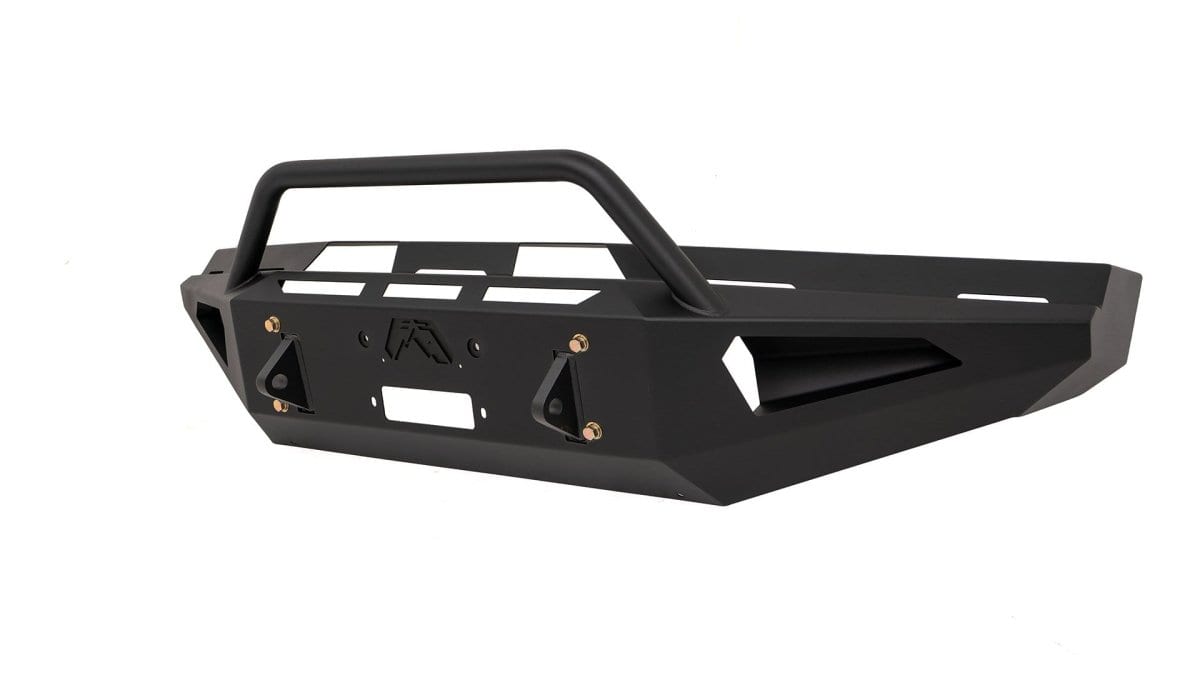 Fab Fours FS08 - RS1962 - 1 Ford F250/F350/F450/F550 Super Duty 2008 - 2010 Red Steel Winch Front Bumper Pre - Runner Guard - Rugged Truck Gear