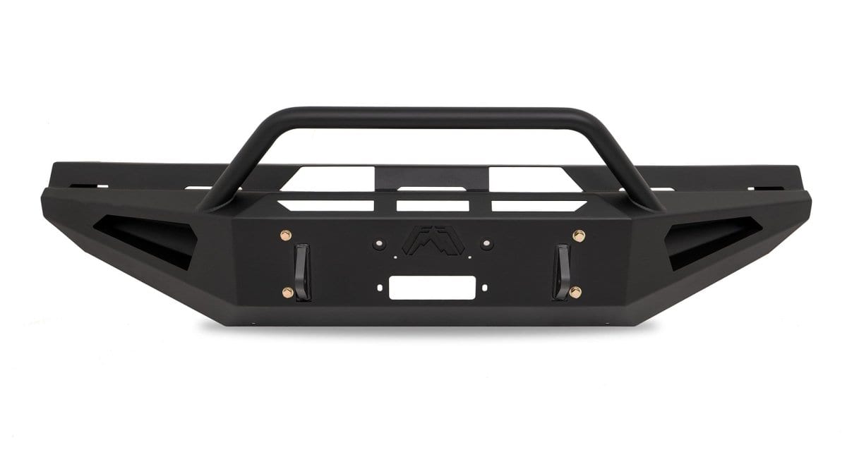 Fab Fours FS08 - RS1962 - 1 Ford F250/F350/F450/F550 Super Duty 2008 - 2010 Red Steel Winch Front Bumper Pre - Runner Guard - Rugged Truck Gear