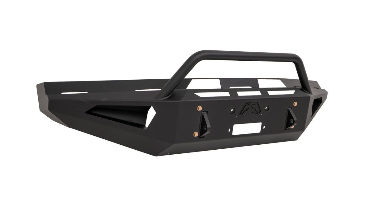 Fab Fours FS08 - RS1962 - 1 Ford F250/F350/F450/F550 Super Duty 2008 - 2010 Red Steel Winch Front Bumper Pre - Runner Guard - Rugged Truck Gear