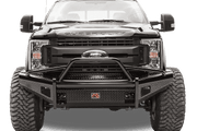 Fab Fours FS08 - S1962 - 1 Ford F250/F350/F450/F550 Super Duty 2008 - 2010 Black Steel Front Bumper Pre - Runner Guard - Rugged Truck Gear