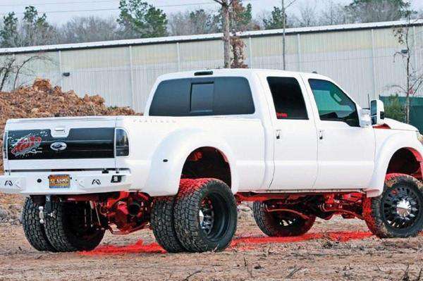 Fab Fours FS08 - W1350 - 1 Ford F250/F350/F450/F550 Superduty 1999 - 2016 Premium Rear Bumper Non - Sensor - Rugged Truck Gear