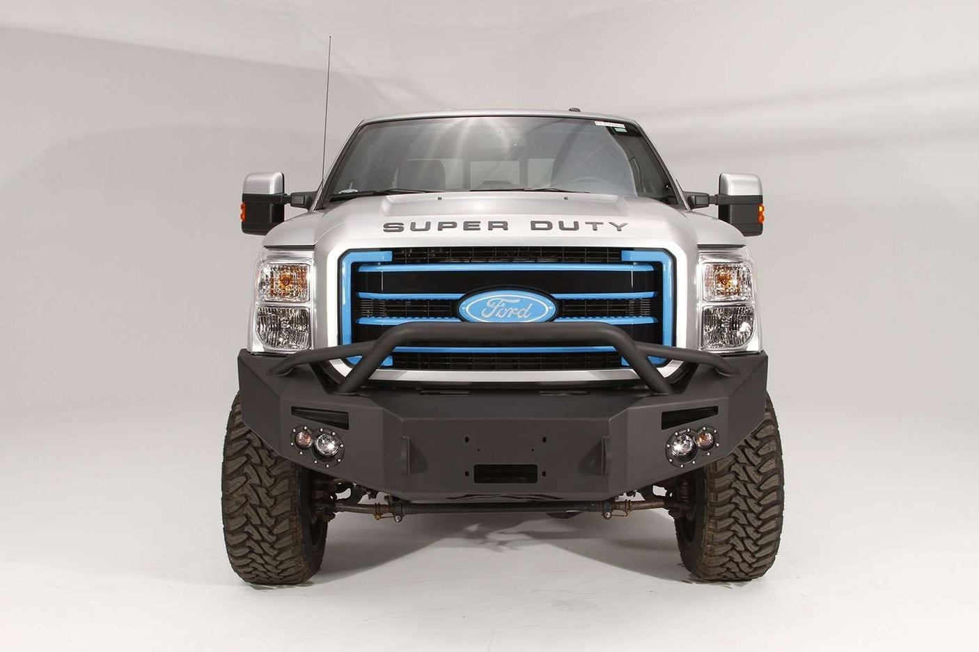 Fab Fours FS11-A2552-1 Ford F250/F350 Superduty 2011-2016 Premium Front Winch Bumper Pre-Runner Guard-BumperStock