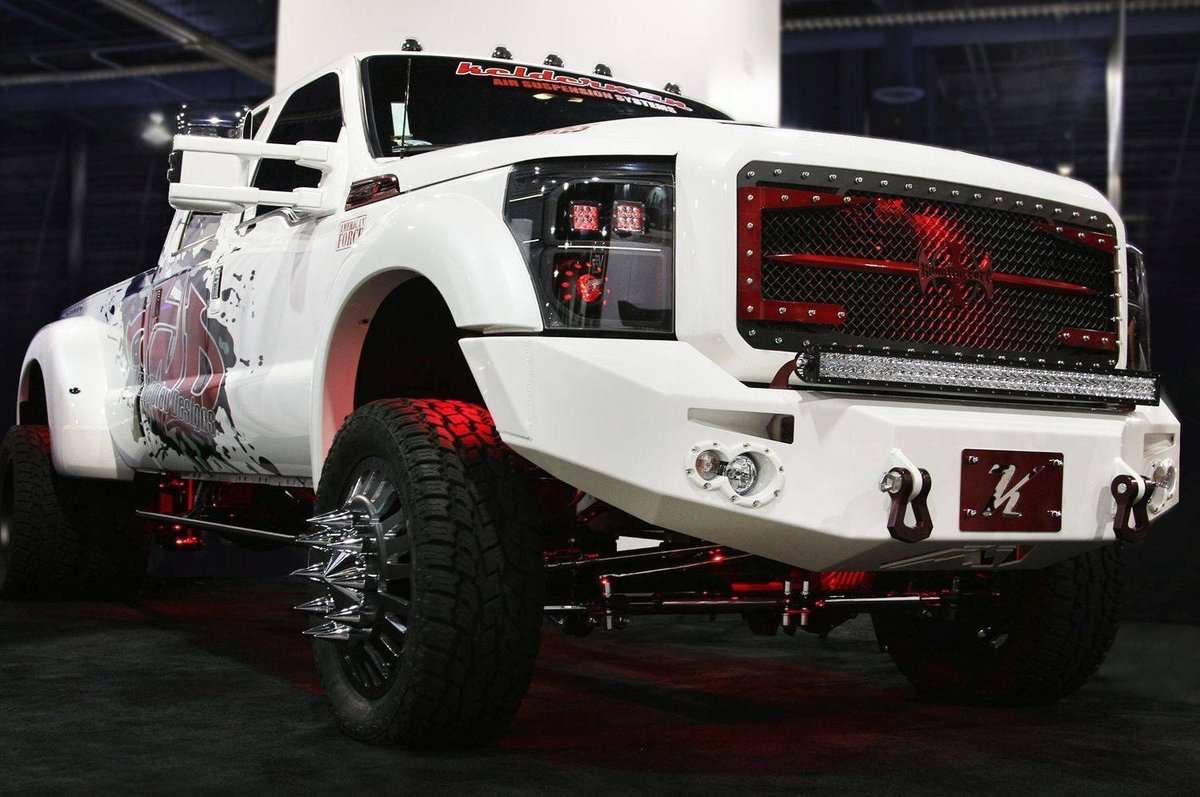 Fab Fours FS11 - A2651 - 1 Ford F450/F550 Superduty 2011 - 2016 Premium Front Winch Bumper No Guard - Rugged Truck Gear