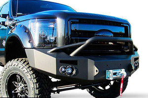 Fab Fours FS11-A2652-1 Ford F450/F550 Superduty 2011-2016 Premium Front Winch Bumper Pre-Runner Guard-BumperStock