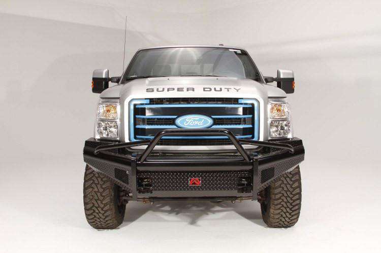 Fab Fours FS11 - S2562 - 1 Ford F250/F350/F450/F550 Super Duty 2011 - 2016 Black Steel Front Bumper Pre - Runner Guard - Rugged Truck Gear