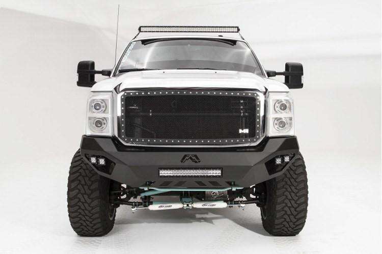 Fab Fours FS11-V2551-1 Ford F250/F350 Superduty 2011-2016 Vengeance Front Bumper No Guard-BumperStock