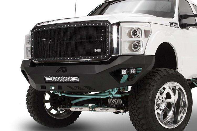 Fab Fours FS11 - V2551 - 1 Ford F250/F350 Superduty 2011 - 2016 Vengeance Front Bumper No Guard - Rugged Truck Gear