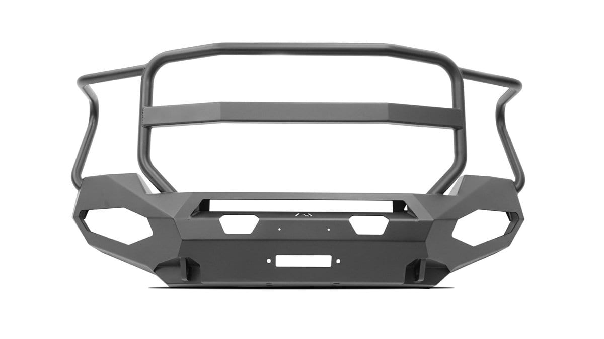Fab Fours FS11 - X2550 - 1 Ford F250/F350 Super Duty 2011 - 2016 Matrix Front Winch Bumper Full Guard - Rugged Truck Gear