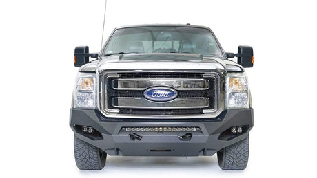 Fab Fours FS11-X2551-1 Ford F250/F350 Super Duty 2011-2016 Matrix Front Winch Bumper No Guard - BumperStock