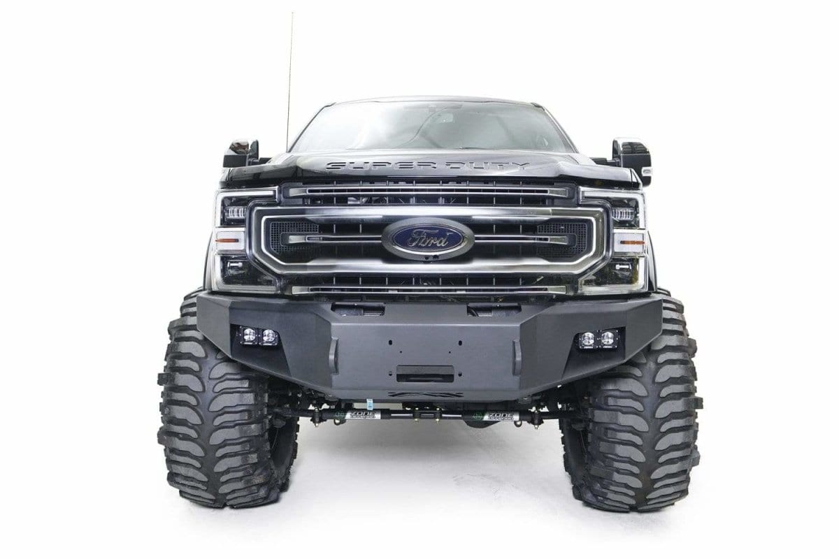 Fab Fours FS17 - A4161 - 1 Ford F250/F350 Superduty 2017 - 2022 New Premium Front Winch Bumper No Guard - Rugged Truck Gear