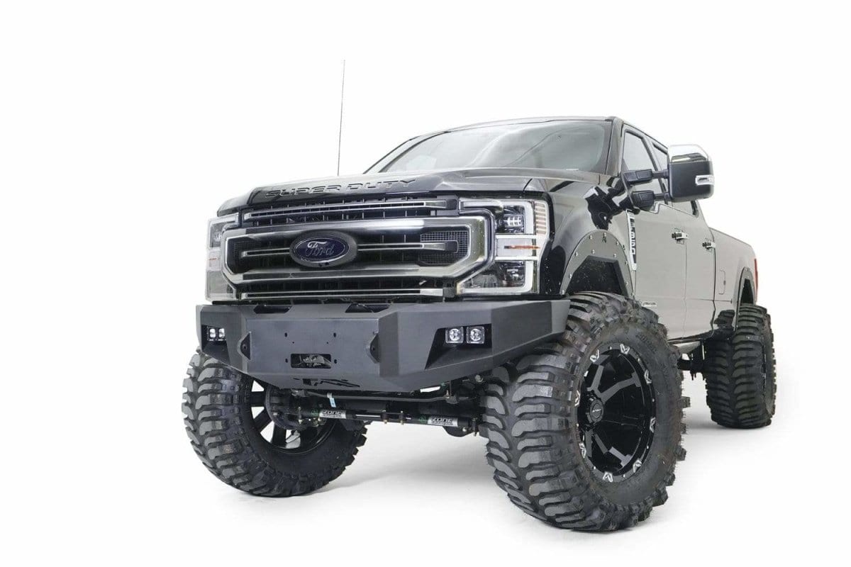 Fab Fours FS17 - A4161 - 1 Ford F250/F350 Superduty 2017 - 2022 New Premium Front Winch Bumper No Guard - Rugged Truck Gear