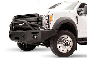 Fab Fours FS17-A4252-1 Ford F450/F550 Superduty 2017-2021 Premium Front Winch Bumper Pre-Runner Guard-BumperStock