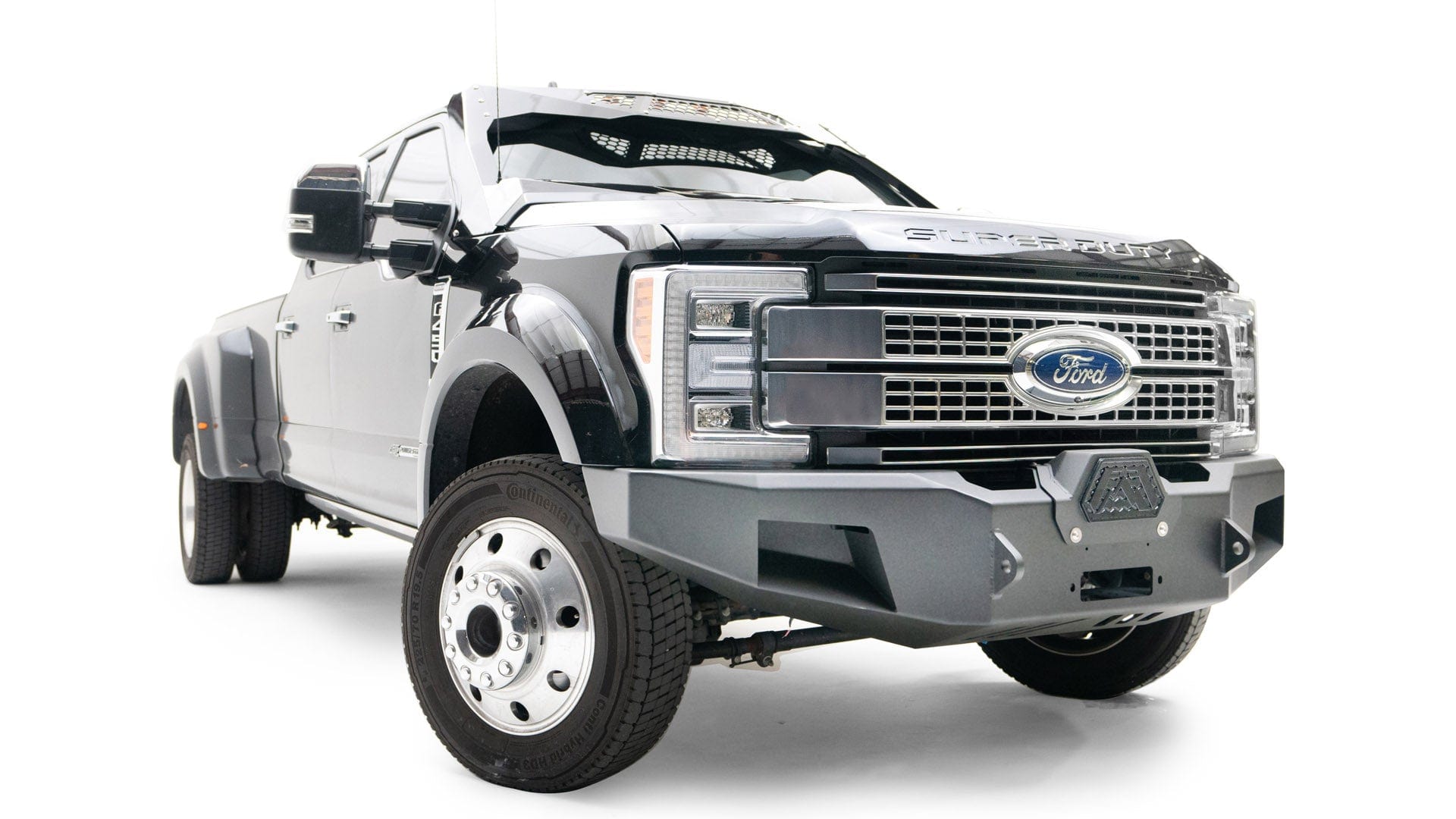 Fab Fours FS17 - A4261 - 1 Ford F450/F550 Superduty 2017 - 2022 New Premium Front Winch Bumper No Guard - Rugged Truck Gear
