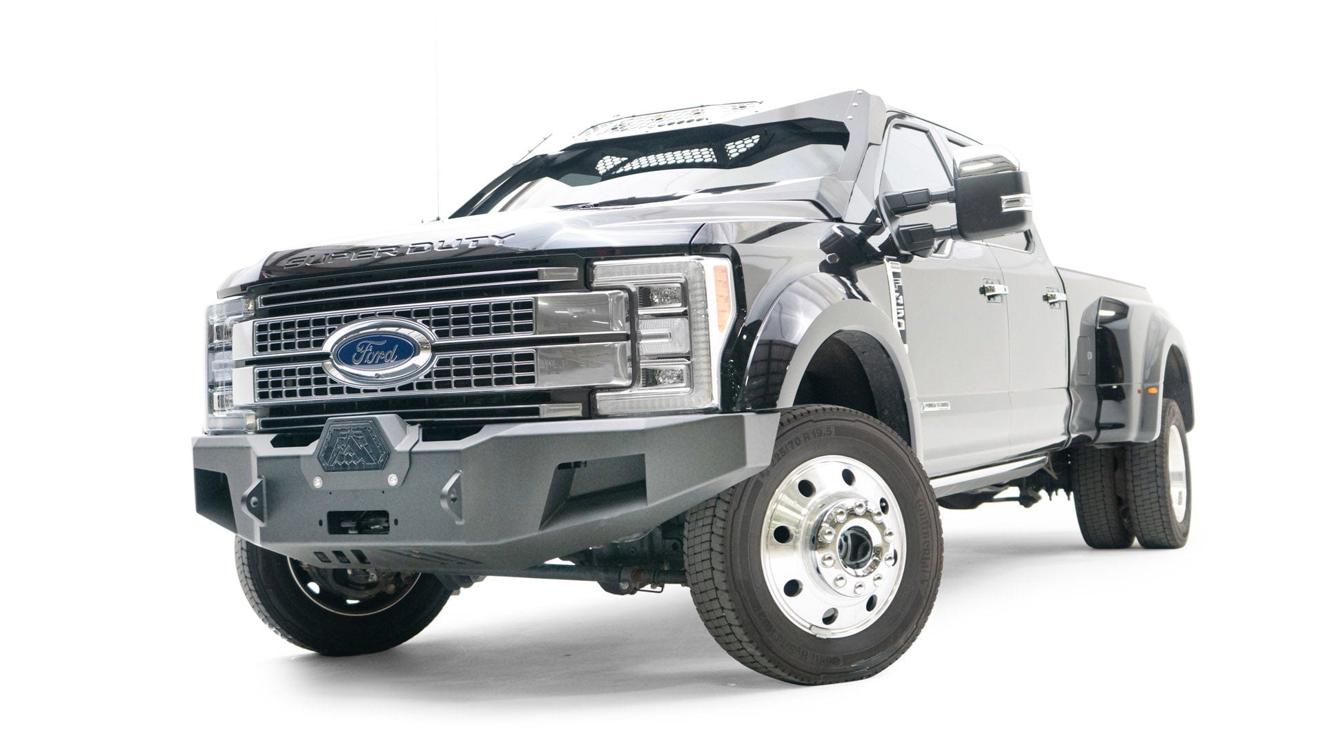 Fab Fours FS17 - A4261 - 1 Ford F450/F550 Superduty 2017 - 2022 New Premium Front Winch Bumper No Guard - Rugged Truck Gear