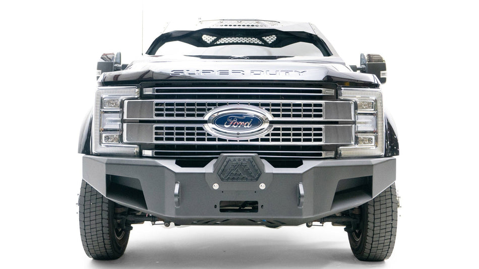 Fab Fours FS17 - A4261 - 1 Ford F450/F550 Superduty 2017 - 2022 New Premium Front Winch Bumper No Guard - Rugged Truck Gear