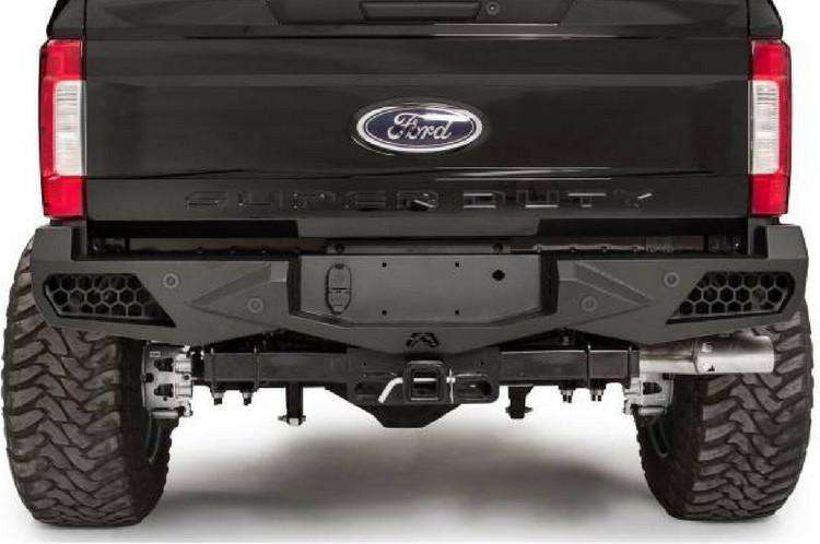 Fab Fours FS17 - E4151 - 1 Ford F250/F350 Superduty 2017 - 2022 Vengeance Rear Bumper - Rugged Truck Gear