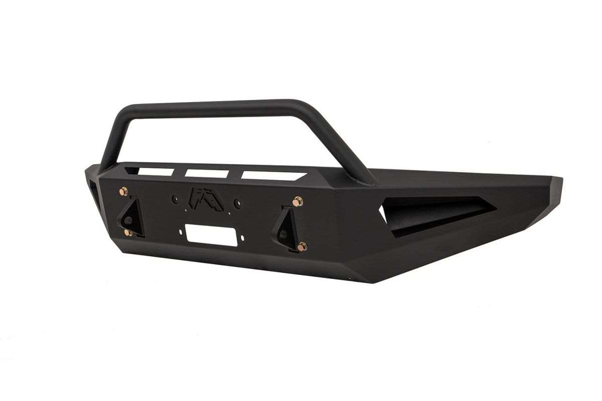 Fab Fours FS17 - RS4162 - 1 Ford F250/F350/F450/F550 Super Duty 2017 - 2022 Red Steel Front Winch Bumper Pre - Runner Guard - Rugged Truck Gear