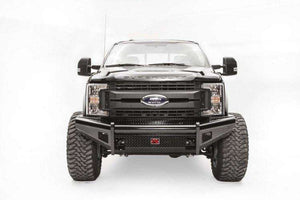 Fab Fours FS17-S4161-1 Ford F250/F350/F450/F550 Super Duty 2017-2021 Black Steel Front Bumper No Guard-BumperStock