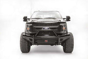 Fab Fours FS17 - S4162 - 1 Ford F250/F350/F450/F550 Super Duty 2017 - 2022 Black Steel Front Bumper Pre - Runner Guard - Rugged Truck Gear