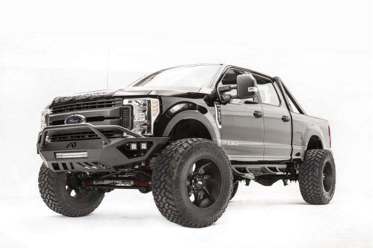 Fab Fours FS17 - V4152 - 1 Ford F250/F350 Superduty 2017 - 2022 Vengeance Front Bumper Pre - Runner Guard - Rugged Truck Gear